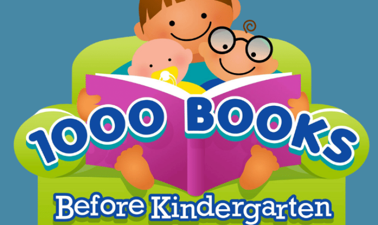 1000 Books Before Kindergarten Logo - Read and Reap! 