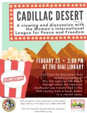 Movie themed poster for cadillac desert 2