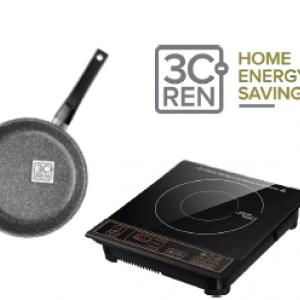 Induction cooktop and pan