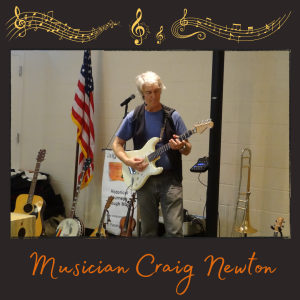 Photograph of musician Craig Newton