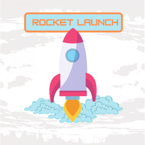 Worlds Rocket Launch with a graphical rocket launching