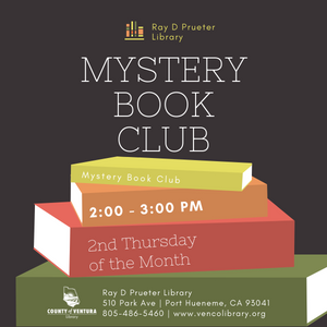 Mystery Book Club @ Prueter Library - Second Thursday of the Month 2pm