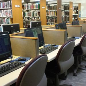 Oak Park Library computer lab
