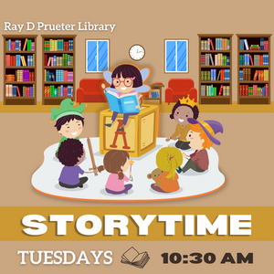 Storytime @ Prueter Library! Tuesdays 10:30am