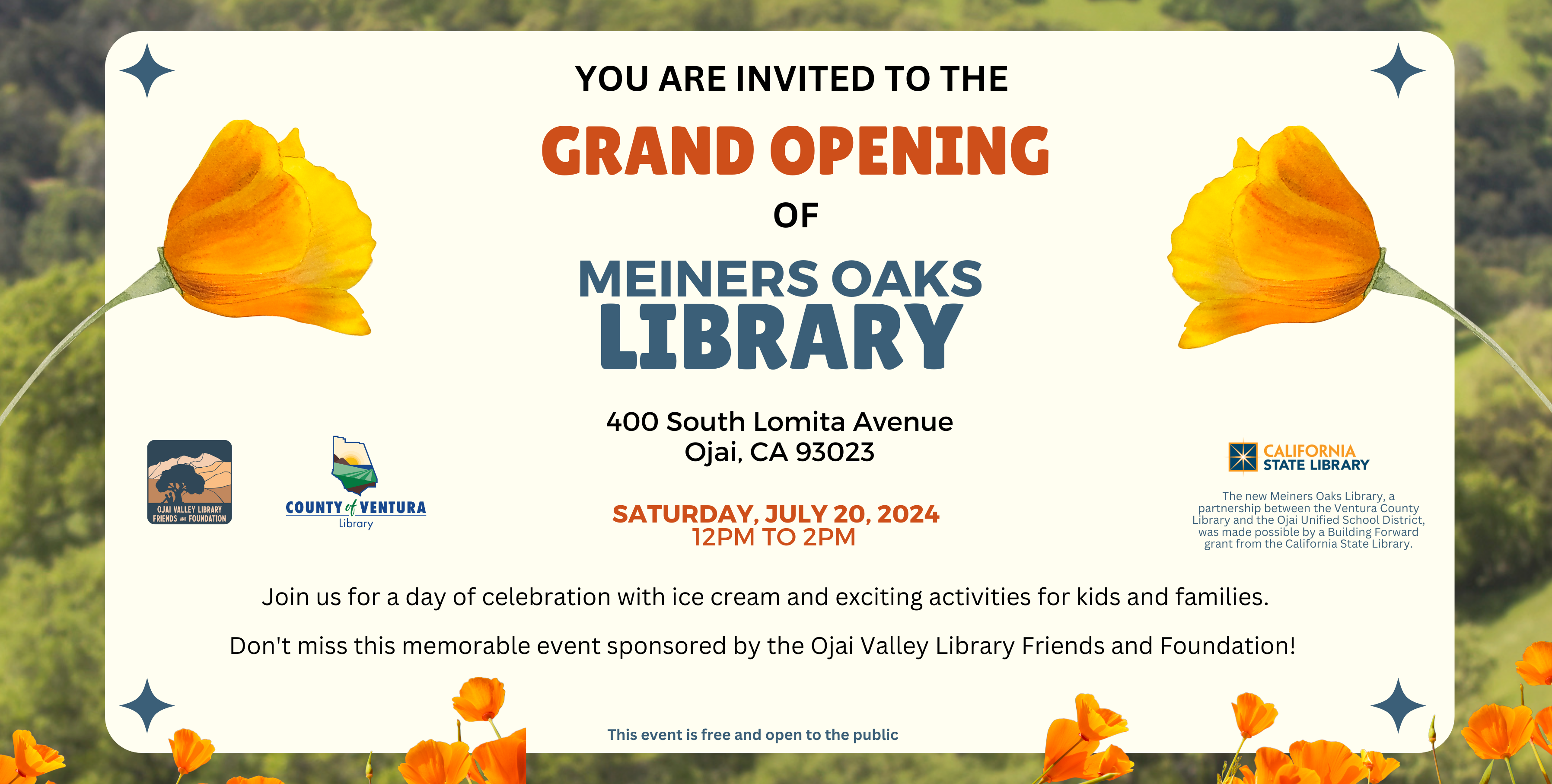 Meiners Oaks Grand Opening Flyer